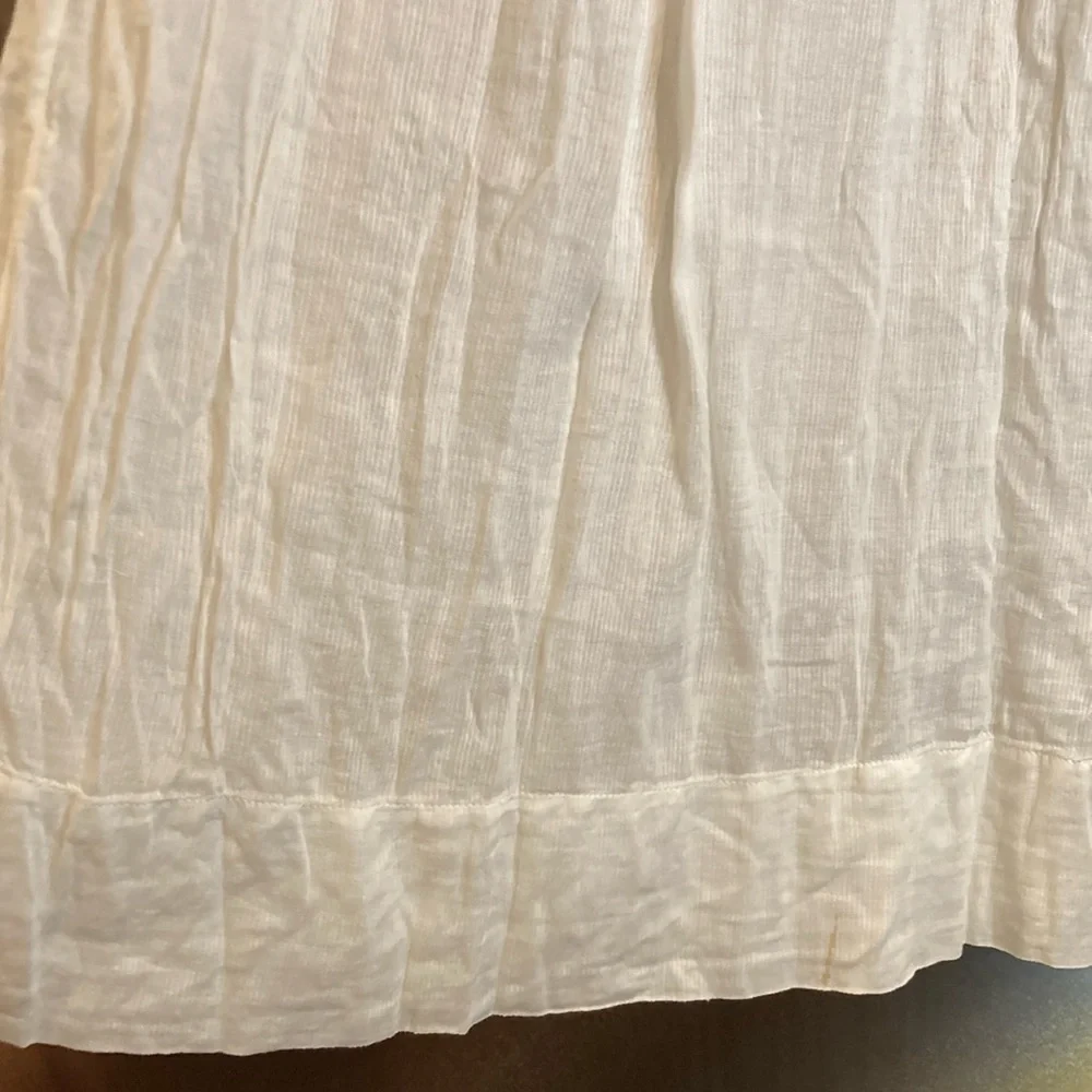 Vintage White‎ Lace pajama gown.12 month? Linen handmade. Box P